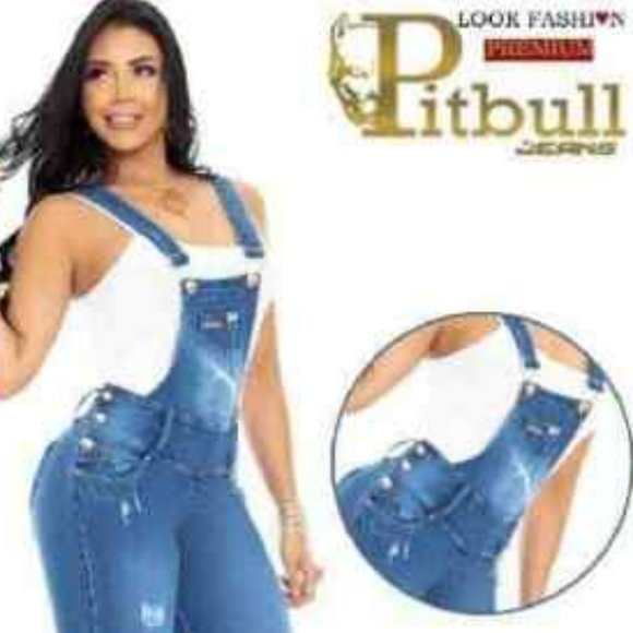 ❤️ Pitbull Authentic Colombian Butt Lifter Overall Jeans. - Picture 8 of 10